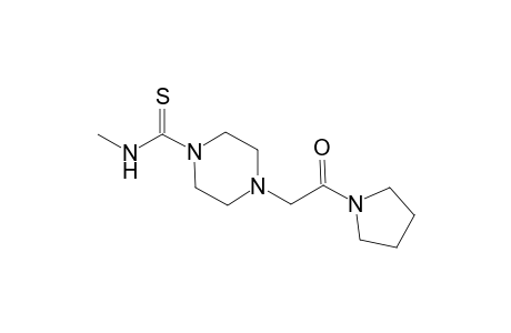 1-piperazinecarbothioamide, N-methyl-4-[2-oxo-2-(1-pyrrolidinyl)ethyl]-