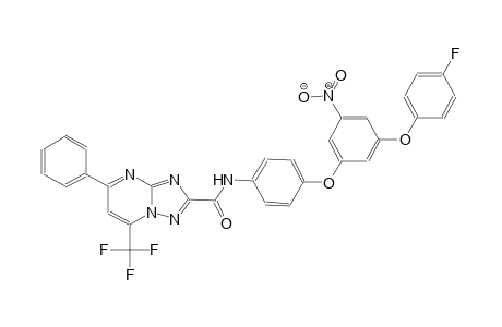 N-{4-[3-(4-fluorophenoxy)-5-nitrophenoxy]phenyl}-5-phenyl-7-(trifluoromethyl)[1,2,4]triazolo[1,5-a]pyrimidine-2-carboxamide