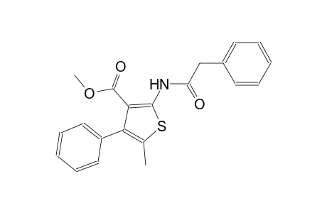 methyl 5-methyl-4-phenyl-2-[(phenylacetyl)amino]-3-thiophenecarboxylate