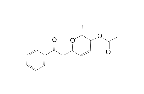 .alpha.-1-(4'-acetoxy-2',3',6'-trideoxy-D-threo-hex-2'-enopyranosyl)acetophenone