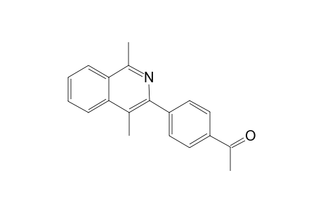 1-{4-(1,4-Dimethylisoquinolin-3-yl)phenyl}ethanone