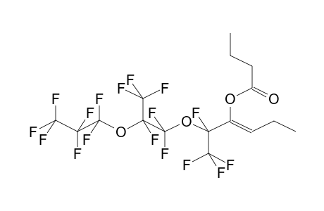 1-(PERFLUORO-1,4-DIMETHYL-2,5-DIOXAOCTYL)BUT-1-EN-1-YL BUTANOATE