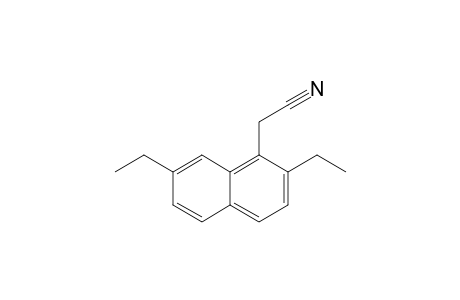 1-(Cyanomethyl)-2,7-diethylnaphthalene