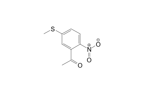 Ethanone, 1-[5-(methylthio)-2-nitrophenyl]-
