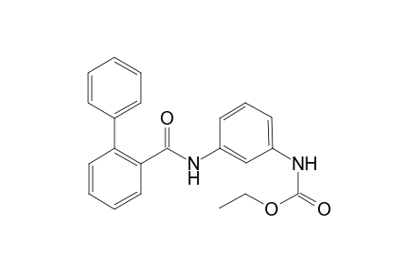 1,1'-Biphenyl, 2-[[[3-[(ethoxycarbonyl)amino]phenyl]amino]carbonyl]-