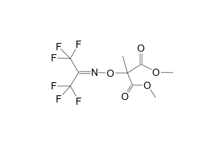Dimethyl 2-methyl-2-(([2,2,2-trifluoro-1-(trifluoromethyl)ethylidene]amino)oxy)malonate