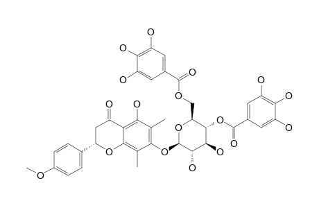 MATTUCINOL-7-O-[4'',6''-DI-O-GALLOYL]-BETA-D-GLUCOPYRANOSIDE
