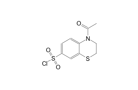 2H-1,4-benzothiazine-7-sulfonyl chloride, 4-acetyl-3,4-dihydro-