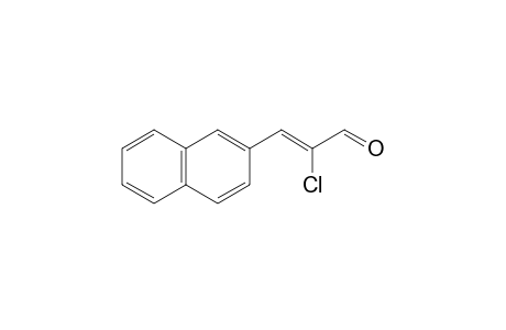 (2Z)-2-chloro-3-(2-naphthyl)acrylaldehyde