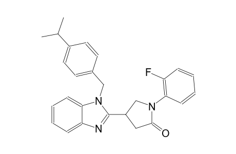 2-pyrrolidinone, 1-(2-fluorophenyl)-4-[1-[[4-(1-methylethyl)phenyl]methyl]-1H-benzimidazol-2-yl]-