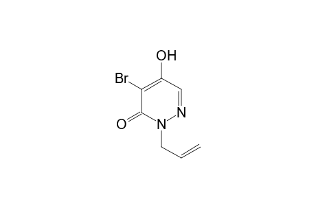 2-allyl-4-bromo-5-hydroxy-pyridazin-3-one