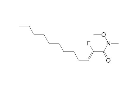 (Z)-2-Fluoro-N-methoxy-N-methyldodec-2-enamide