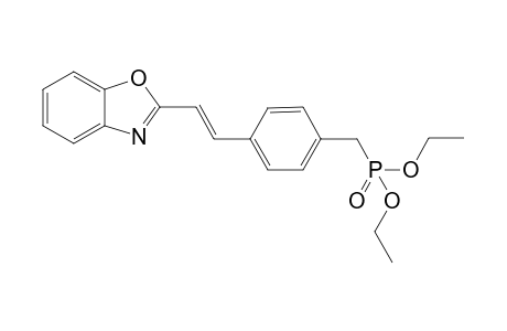 2-[(E)-2-[4-(diethoxyphosphorylmethyl)phenyl]ethenyl]-1,3-benzoxazole