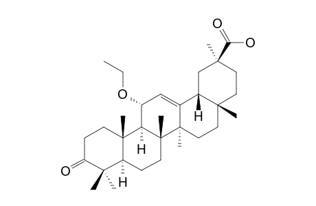 3-OXO-11-ALPHA-ETHOXYOLEAN-12-ENE-30-OIC-ACID