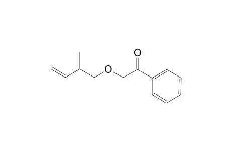 2-(2-Methyl-3-butenyl)phenacyl ether [[(1,1-dimethylally)oxy]acetophenone]