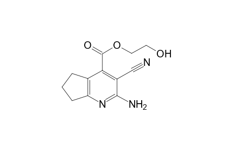 2-Hydroxyethyl 2-amino-3-cyano-6,7-dihydro-5H-cyclopenta[b]pyridine-4-carboxylate