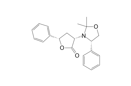 2(R)-(1-AZA-2,2-DIMETHYL-3-OXA-5(S)-PHENYLCYCLOPENT-1-YL)-4(R)-PHENYL-1-OXOTETRAHYDROFURAN