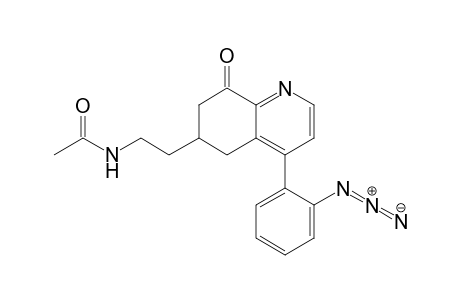 4-(2'-Azidophenyl)-8-oxo-6-[2"-(N-acetylamino)ethyl]-5,6,7,8-tetrahydrobenzo[2,3-b]pyridine