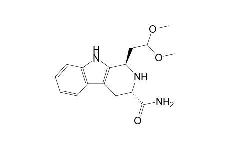 (1R,3S)-1-(2,2-dimethoxyethyl)-2,3,4,9-tetrahydro-1H-$b-carboline-3-carboxamide