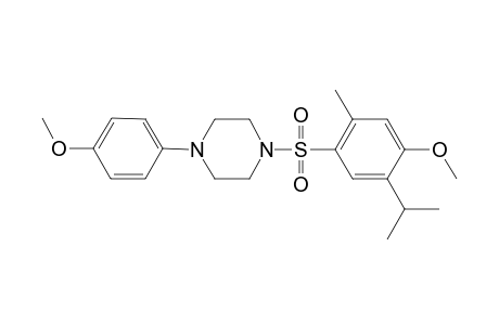 Piperazine, 1-[[4-methoxy-2-methyl-5-(1-methylethyl)phenyl]sulfonyl]-4-(4-methoxyphenyl)-