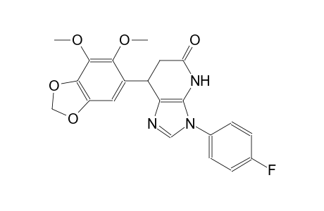 5H-imidazo[4,5-b]pyridin-5-one, 7-(6,7-dimethoxy-1,3-benzodioxol-5-yl)-3-(4-fluorophenyl)-3,4,6,7-tetrahydro-