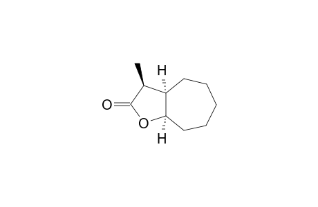 (3a.alpha.,8a.alpha.)-3.beta.-methyloctahydro-2H-cyclohepta[b]furan-2-one