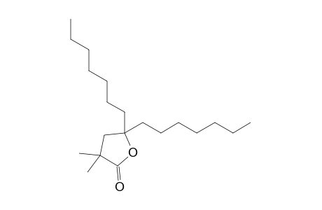 5,5-Diheptyl-3,3-dimethyl-2-oxolanone