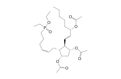 2-DECARBOXY-2-(O-P-DIETHYLPHOSPHINICO)-PROSTAGLANDIN-F(2-ALPHA)-TRIACETATE