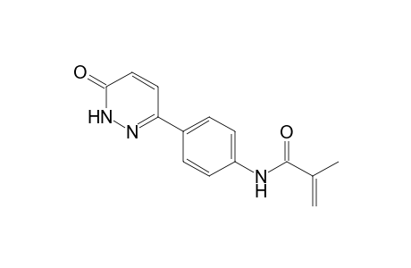 2-Propenamide, N-[4-(1,6-dihydro-6-oxo-3-pyridazinyl)phenyl]-2-methyl-, hydrochloride