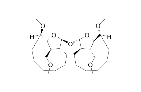 (1R,8R,9R,11S,12S)-8-methoxy-11-[[(1R,8R,9R,11S,12S)-8-methoxy-12-(methoxymethyl)-10-oxabicyclo[7.2.1]dodecan-11-yl]oxy]-12-(methoxymethyl)-10-oxabicyclo[7.2.1]dodecane