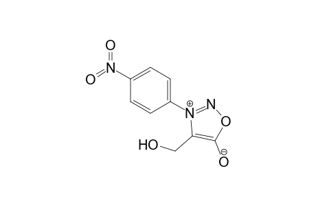 4-Hydroxymethyl-3-(p-nitrophenyl)sydnone
