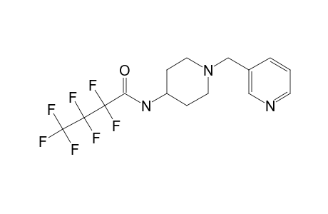 1-(3-Pyridinylmethyl)-4-piperidinamine, N-heptafluorobutyryl-