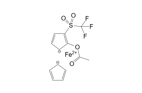 2-(Trifluoromethylsulfonyl)ferrocenyl Acetate