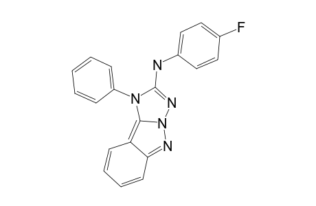 1-PHENYL-2-[(4-FLUOROPHENYL)-AMINO]-1H-1,2,4-TRIAZOLO-[2,3-B]-INDAZOLE