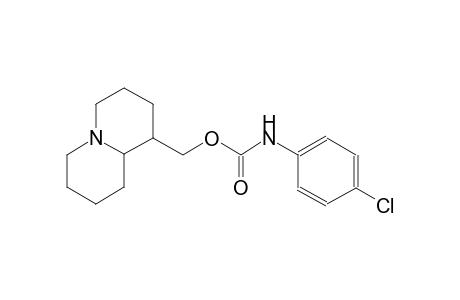 carbamic acid, (4-chlorophenyl)-, (octahydro-2H-quinolizin-1-yl)methylester