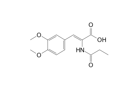alpha-Propionamido-3,4-dimethoxycinnamic acid