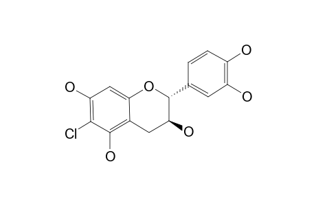 6-CHLOROCATECHIN;(2R,3S)-6-CHLORO-5,7,3',4'-TETRAHYDROXYFLAVAN-3-OL