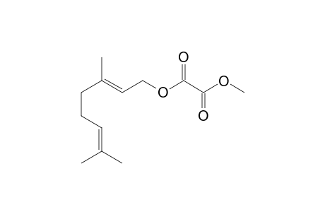 Oxalic acid (E)-3,7-dimethyl-octa-2,6-dienyl-ester-methyl-ester
