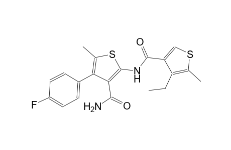 2-{[(4-ethyl-5-methyl-3-thienyl)carbonyl]amino}-4-(4-fluorophenyl)-5-methyl-3-thiophenecarboxamide