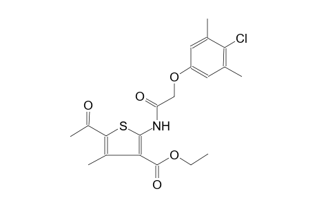 5-Acetyl-2-[[2-(4-chloro-3,5-dimethylphenoxy)-1-oxoethyl]amino]-4-methyl-3-thiophenecarboxylic acid ethyl ester