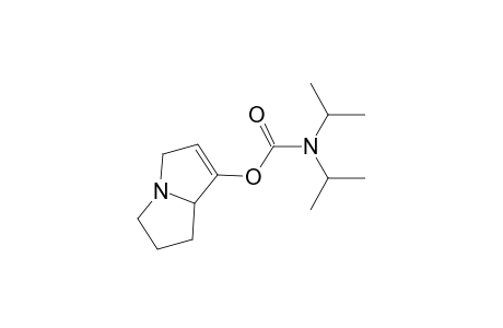 Carbamic acid, bis(1-methylethyl)-, 2,3,5,7a-tetrahydro-1H-pyrrolizin-7-yl ester, (.+-.)-