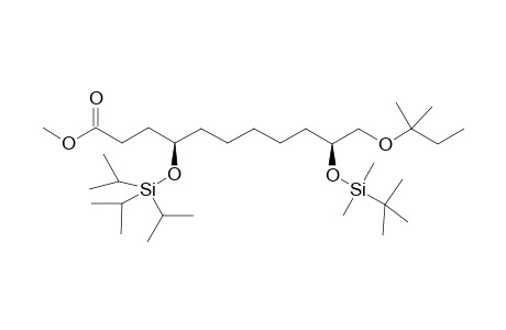 (4R,10S)-Methyl triisopropylsilyloxy-4-tert-butyldimethylsilyloxy-10-tert-amyloxy-11-undecanoate