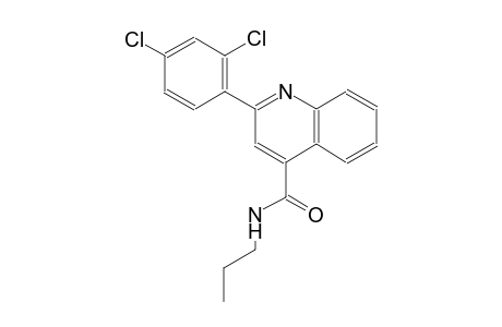 2-(2,4-dichlorophenyl)-N-propyl-4-quinolinecarboxamide