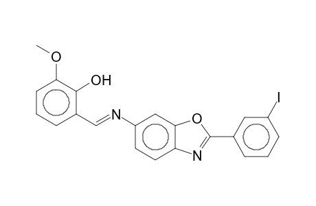 2-(3-Iodophenyl)-6-(3-methoxysalicylideneamino)benzoxazole