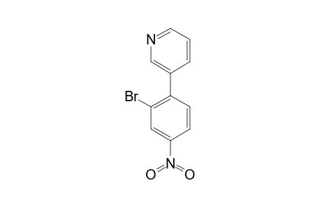 3-(2'-BROMO-4'-NITROPHENYL)-PYRIDINE