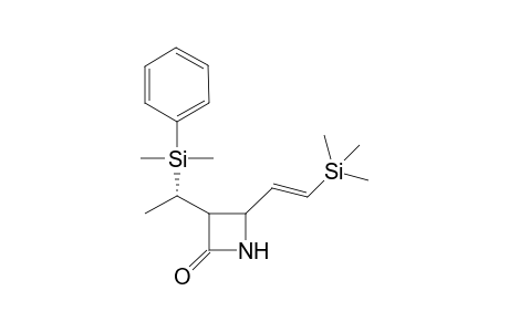 (E)-(3RS,4SR)-3-[(SR)-1-Dimethyl(phenyl)silylethyl]-4-(2-trimethylsilylethenyl)azetidin-2-one