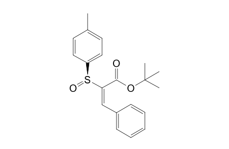 (E)-2-[(R)-(4-methylphenyl)sulfinyl]-3-phenyl-2-propenoic acid tert-butyl ester