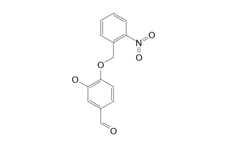 3-HYDROXY-4-(ORTHO-NITROBENZYLOXY)-BENZALDEHYDE