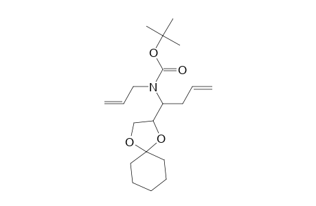 Tert-Butyl Allyl[1-(1,4-dioxaspiro[4.5]decan-2-yl)but-3-enyl]carbamate