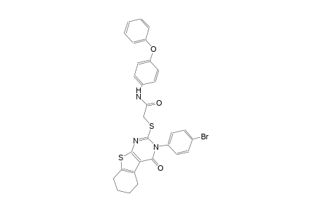 2-{[3-(4-bromophenyl)-4-oxo-3,4,5,6,7,8-hexahydro[1]benzothieno[2,3-d]pyrimidin-2-yl]sulfanyl}-N-(4-phenoxyphenyl)acetamide